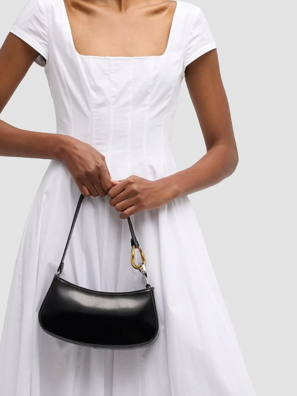 STAUD Ollie Leather Shoulder Bag